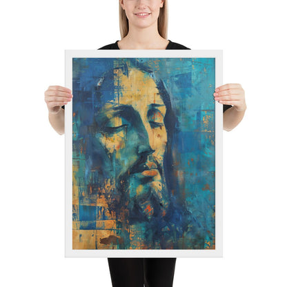 Christ In Blue Fine Art Print - ChristVisions