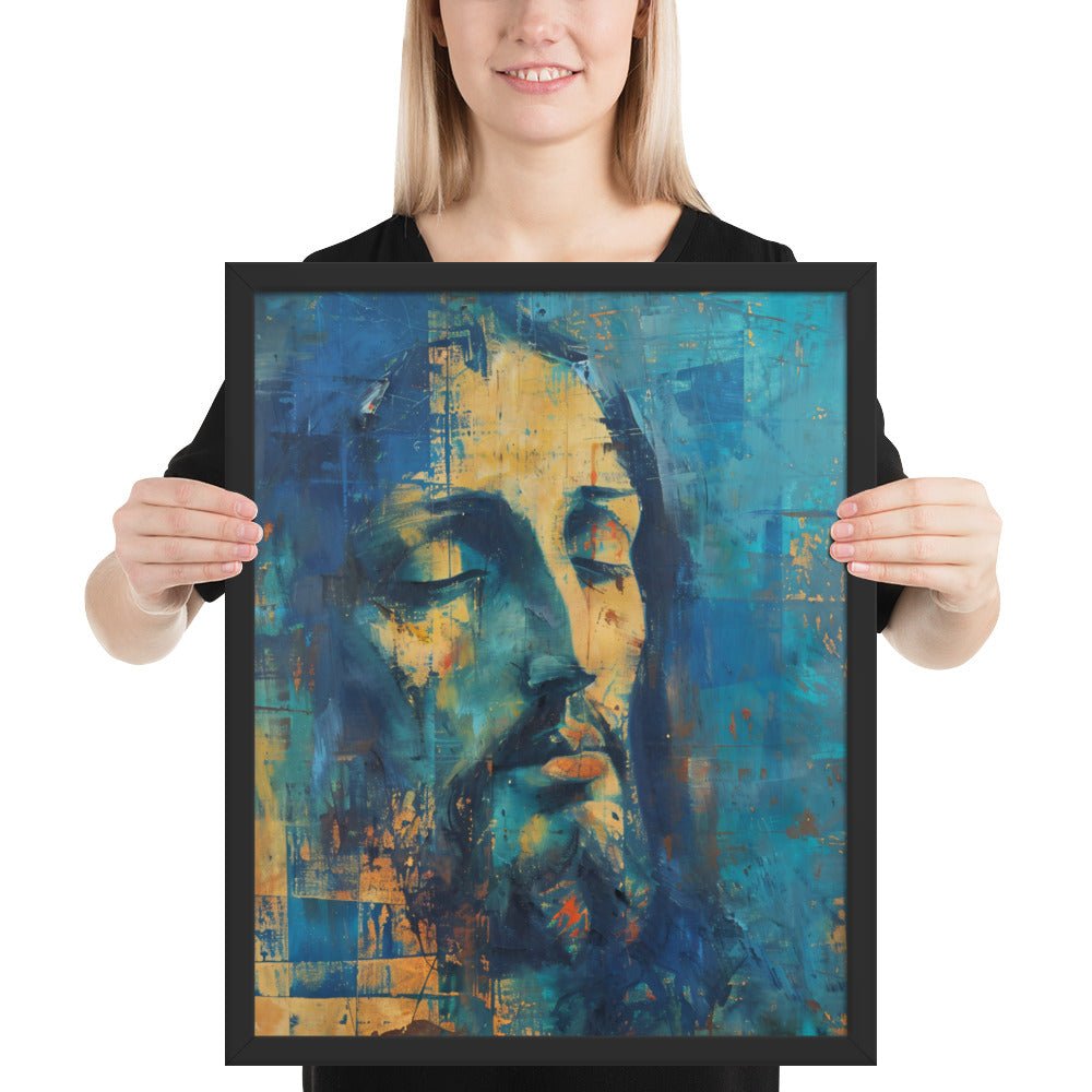 Christ In Blue Fine Art Print - ChristVisions