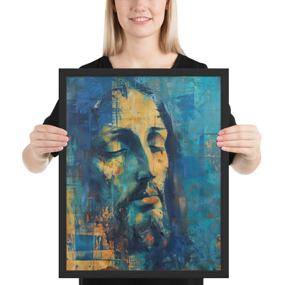 Christ In Blue Fine Art Print - ChristVisions