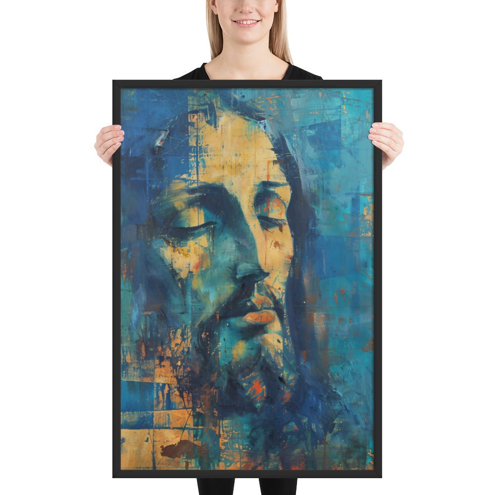 Christ In Blue Fine Art Print - ChristVisions