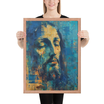 Christ In Blue Fine Art Print - ChristVisions