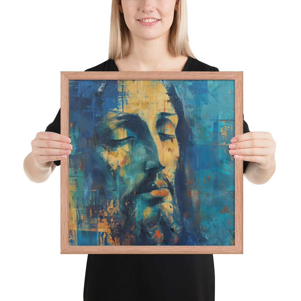 Christ In Blue Fine Art Print - ChristVisions