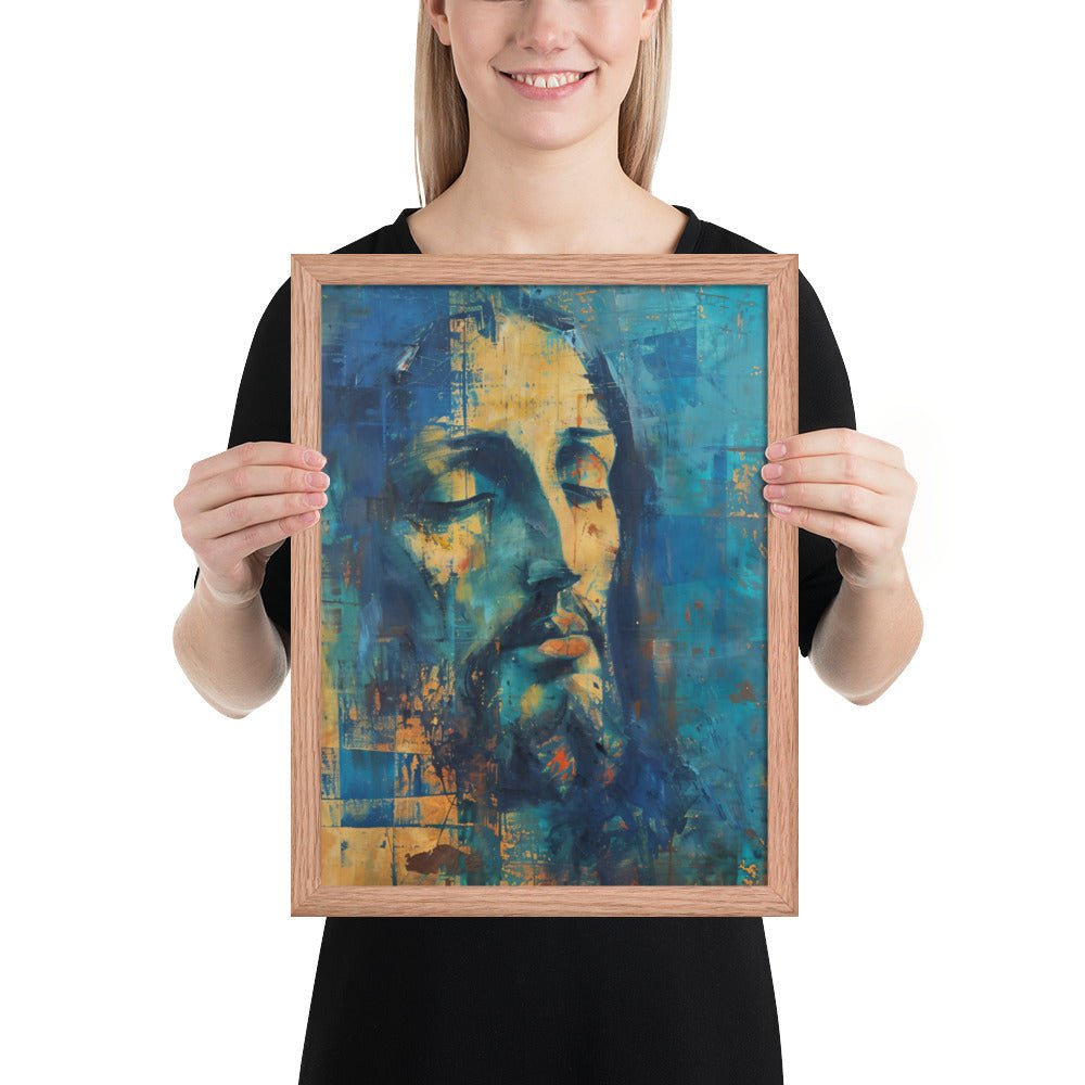 Christ In Blue Fine Art Print - ChristVisions