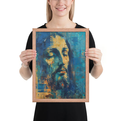 Christ In Blue Fine Art Print - ChristVisions