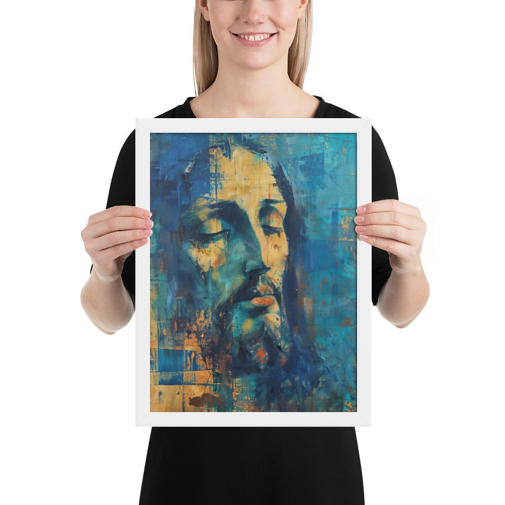 Christ In Blue Fine Art Print - ChristVisions