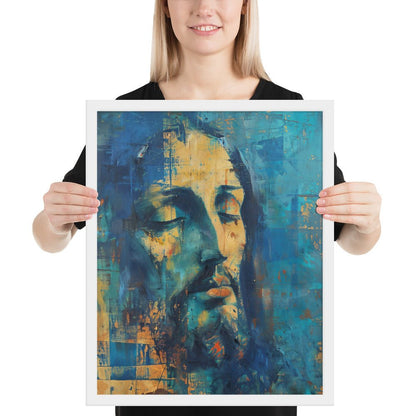 Christ In Blue Fine Art Print - ChristVisions