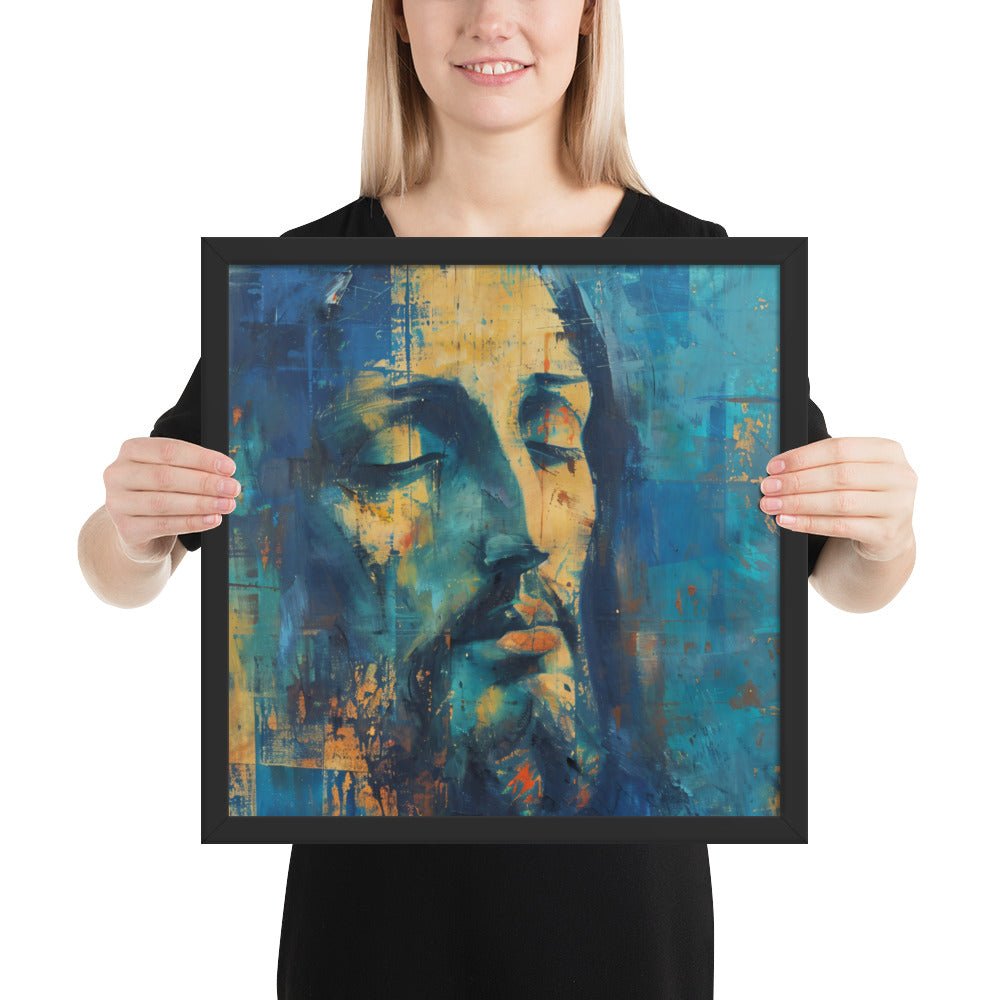 Christ In Blue Fine Art Print - ChristVisions