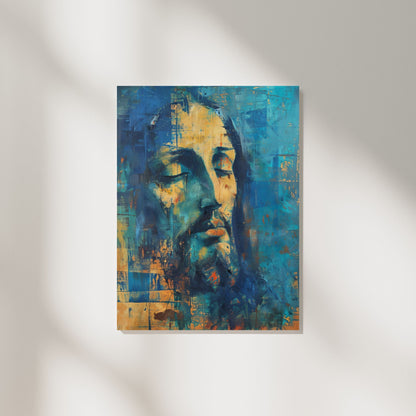 Christ In Blue Fine Art Print - ChristVisions