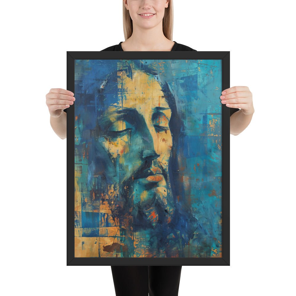 Christ In Blue Fine Art Print - ChristVisions