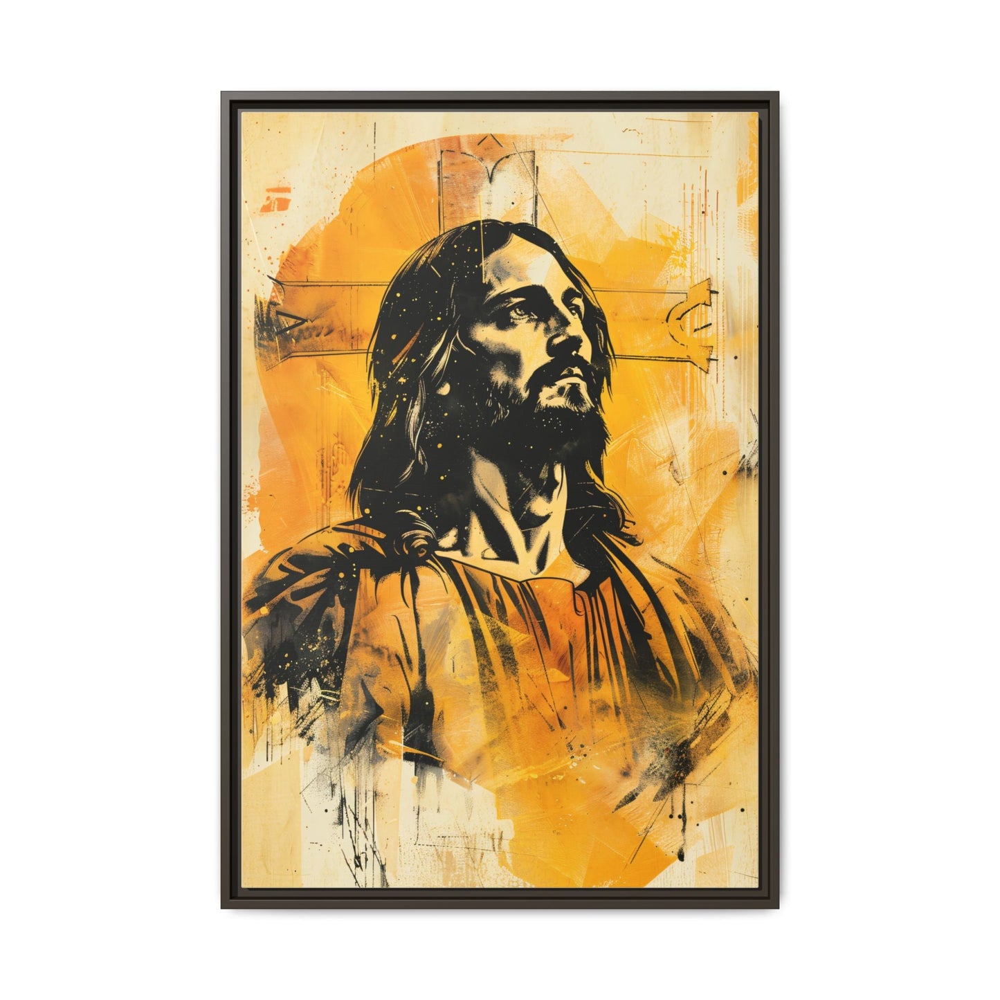 Christ In Gold | Canvas Print