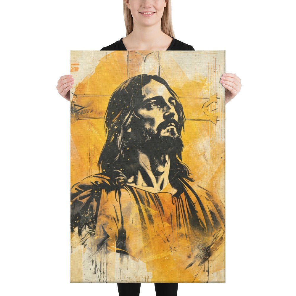 Christ In Gold | Canvas Print
