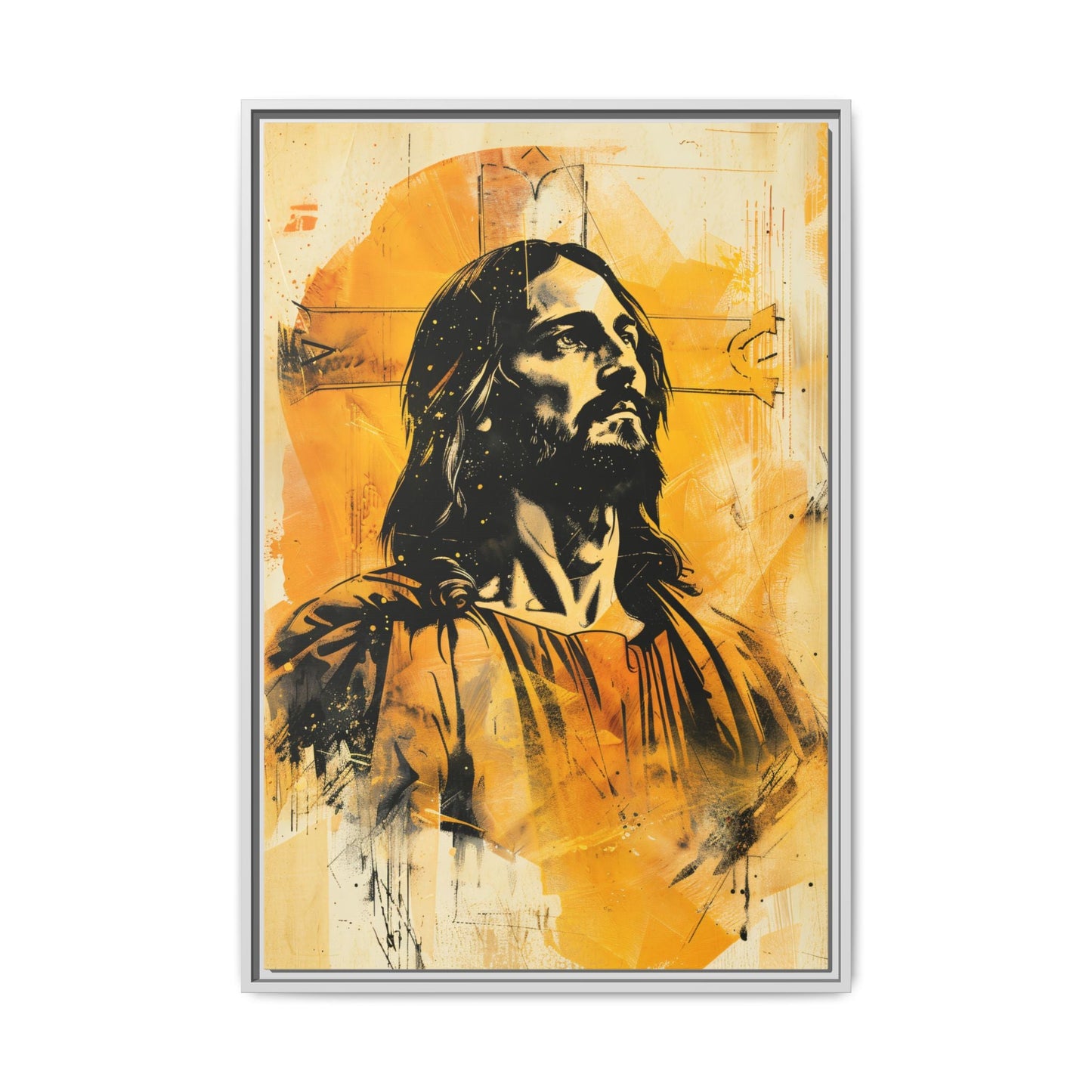 Christ In Gold | Canvas Print