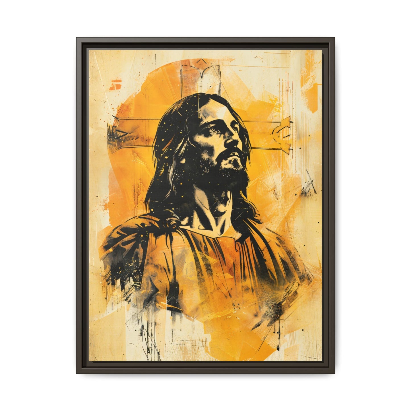 Christ In Gold | Canvas Print