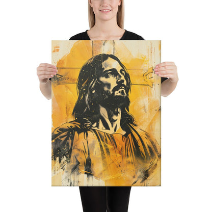 Christ In Gold | Canvas Print