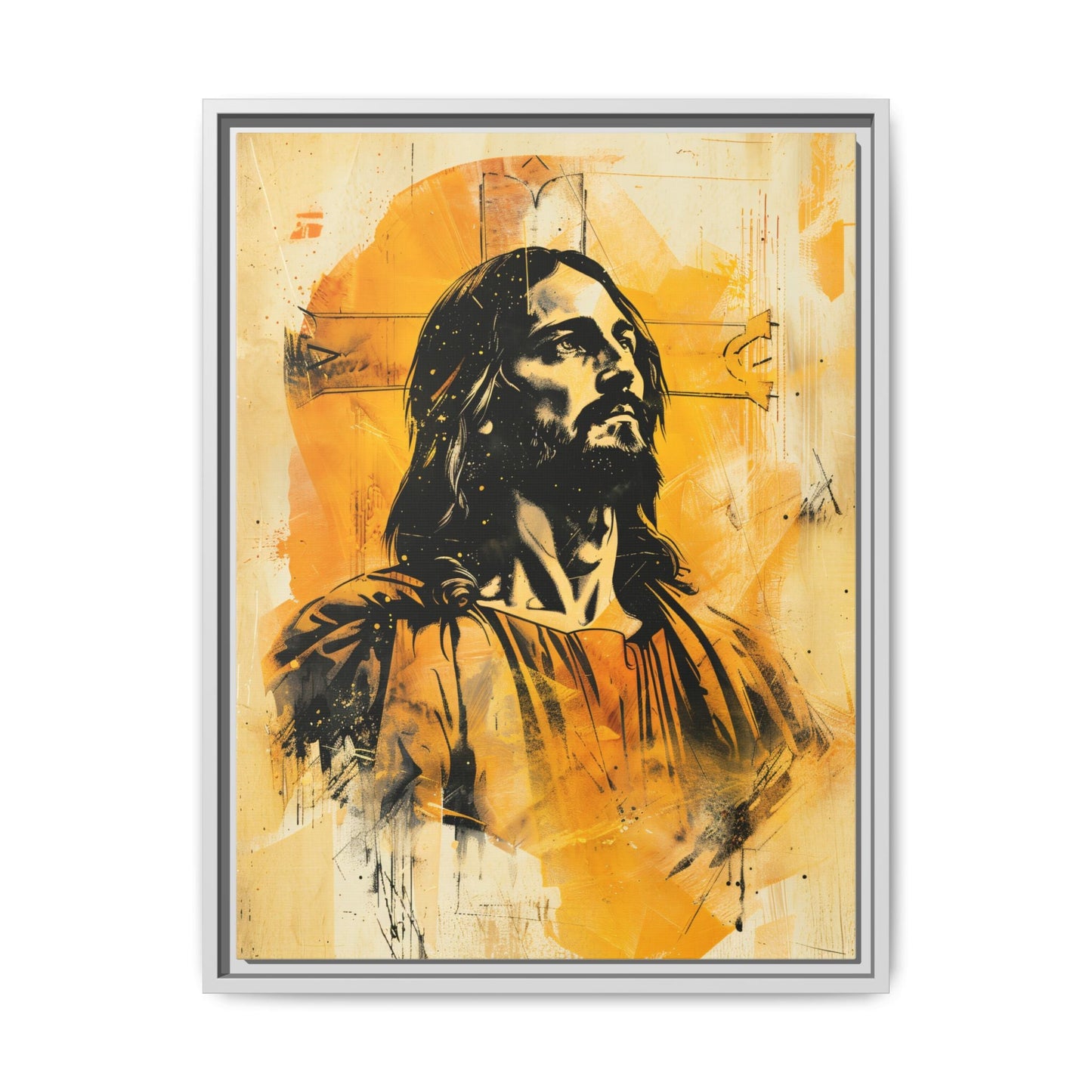 Christ In Gold | Canvas Print
