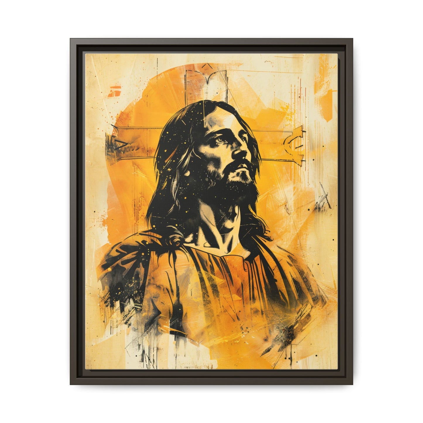 Christ In Gold | Canvas Print