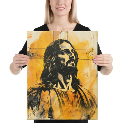 Christ In Gold | Canvas Print