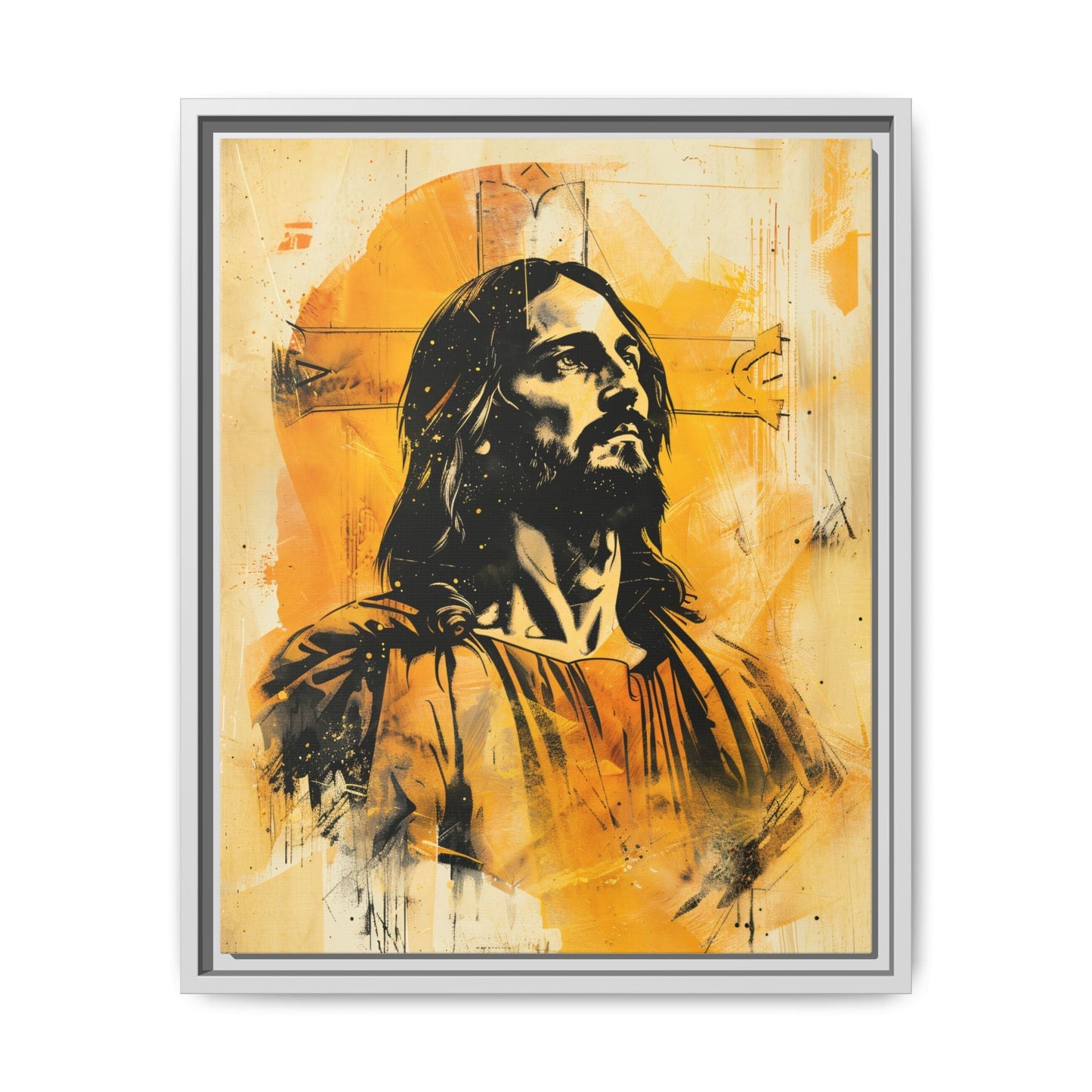 Christ In Gold | Canvas Print