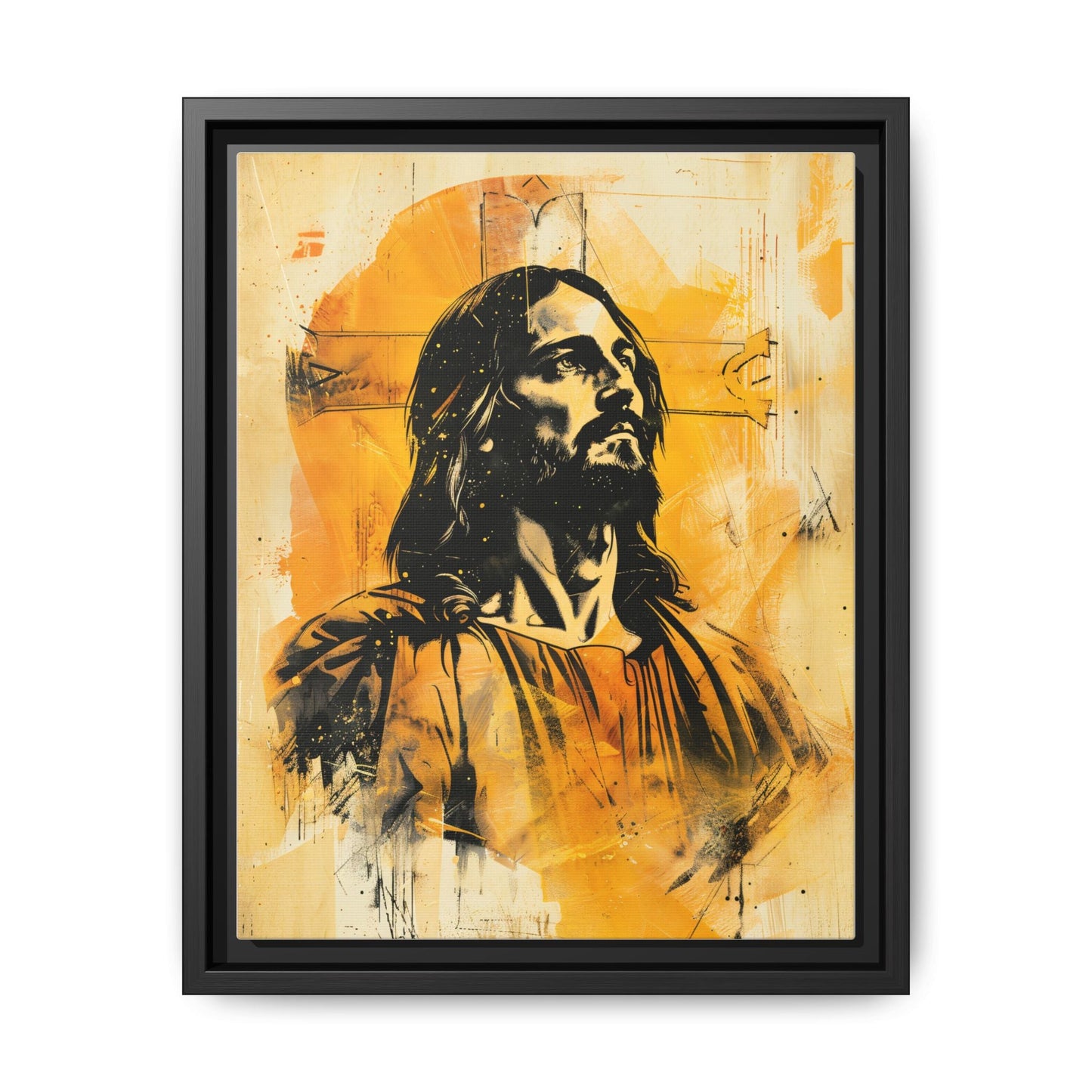 Christ In Gold | Canvas Print