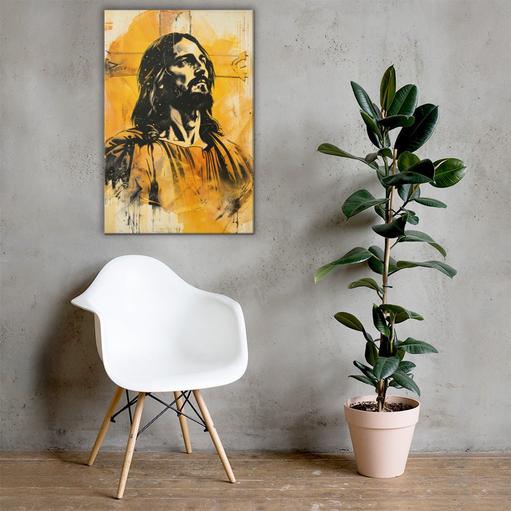 Christ In Gold | Canvas Print