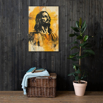 Christ In Gold | Canvas Print