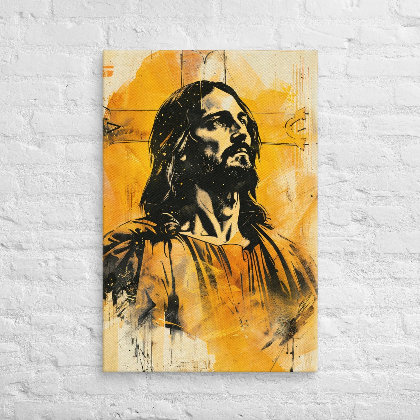 Christ In Gold | Canvas Print