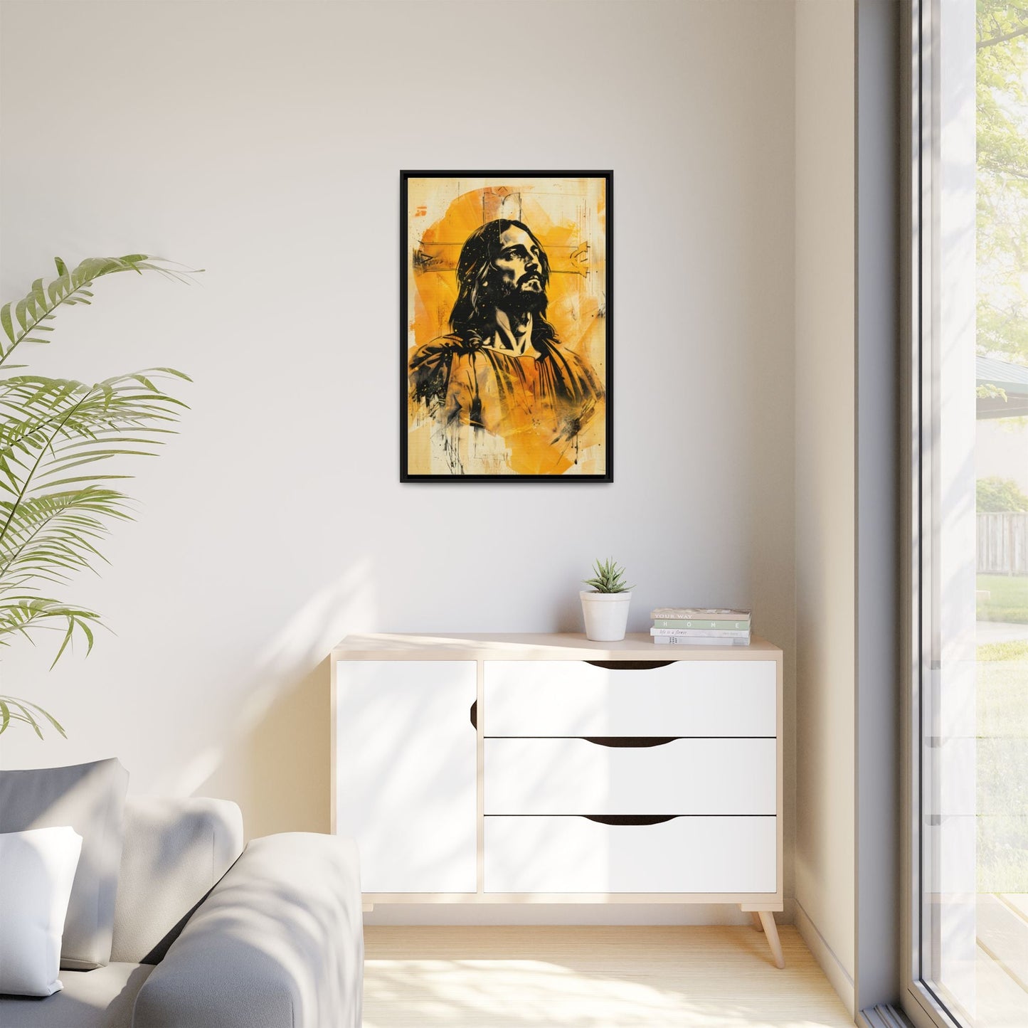 Christ In Gold | Canvas Print