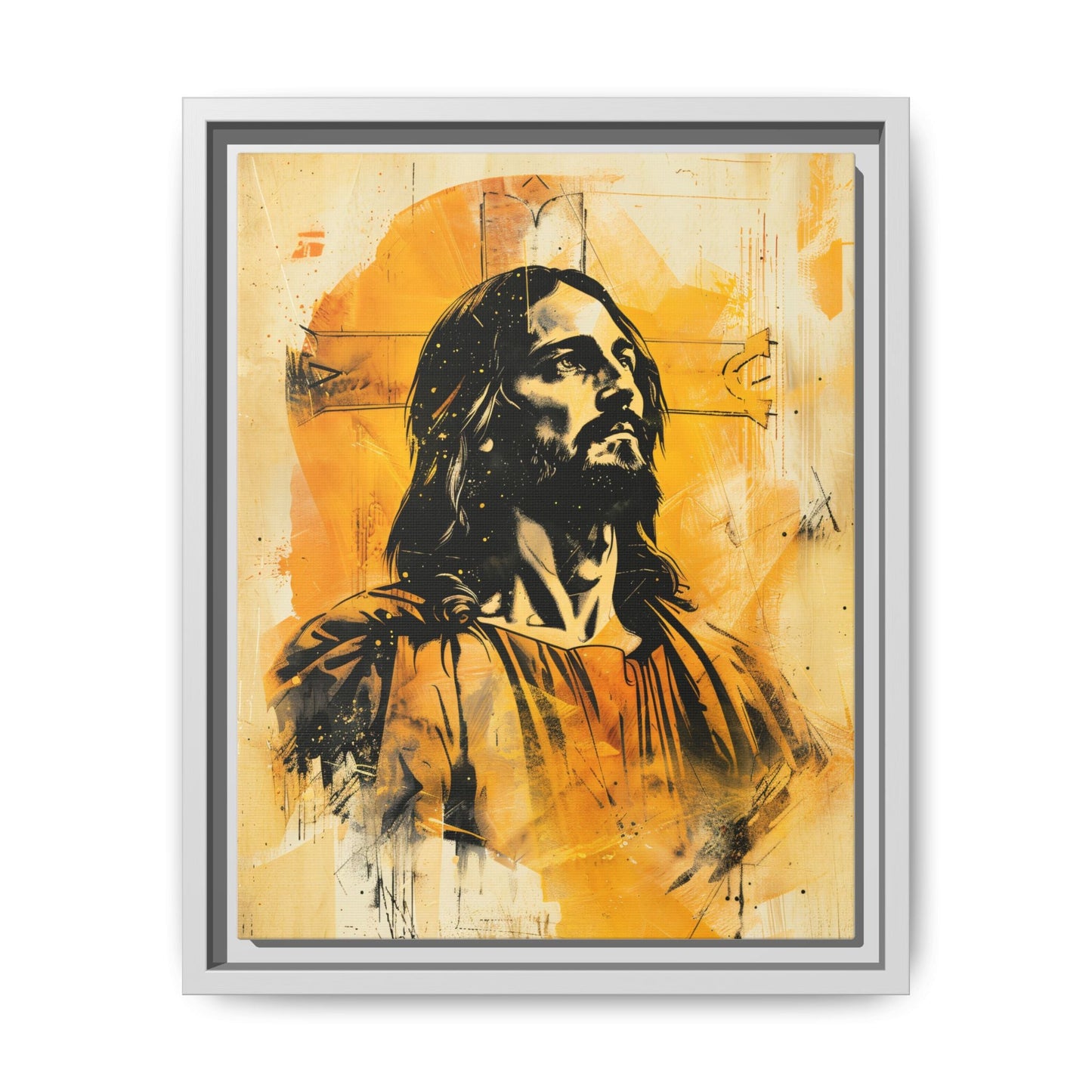 Christ In Gold | Canvas Print