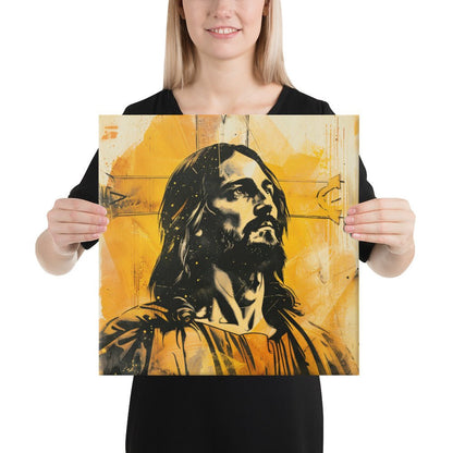 Christ In Gold | Canvas Print
