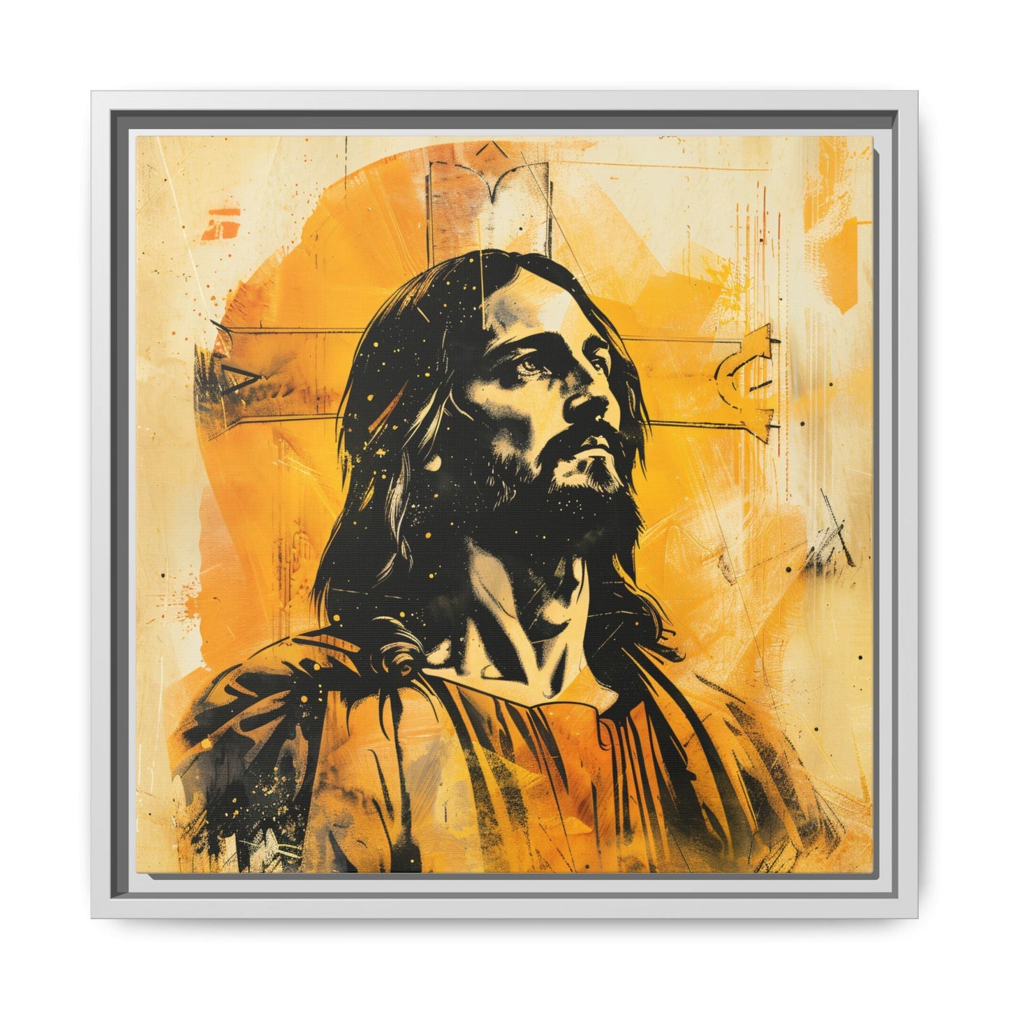 Christ In Gold | Canvas Print