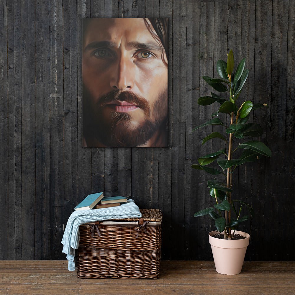 Christ's Compassionate Eyes Canvas Print - ChristVisions