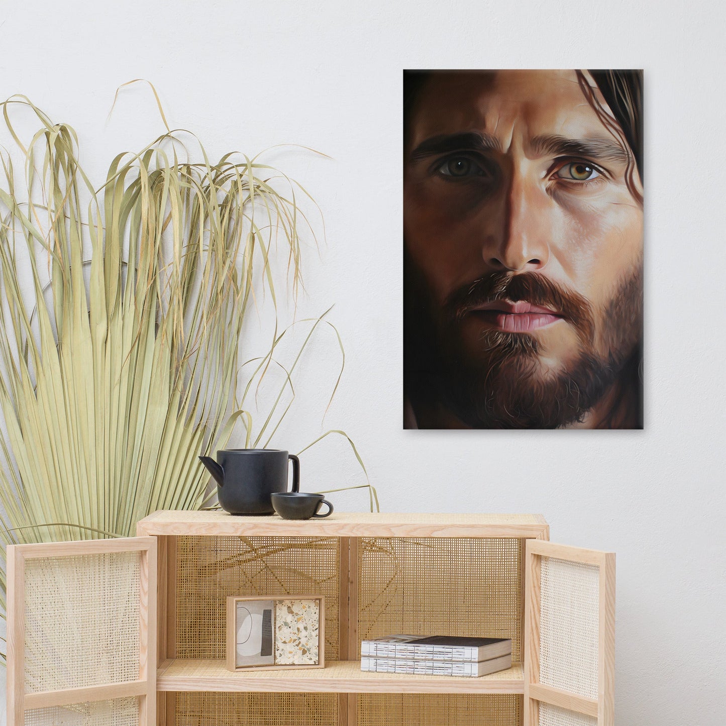 Christ's Compassionate Eyes Canvas Print - ChristVisions