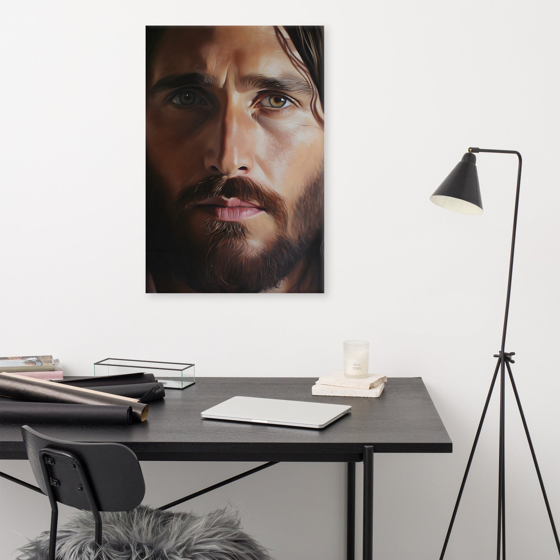 Christ's Compassionate Eyes Canvas Print - ChristVisions