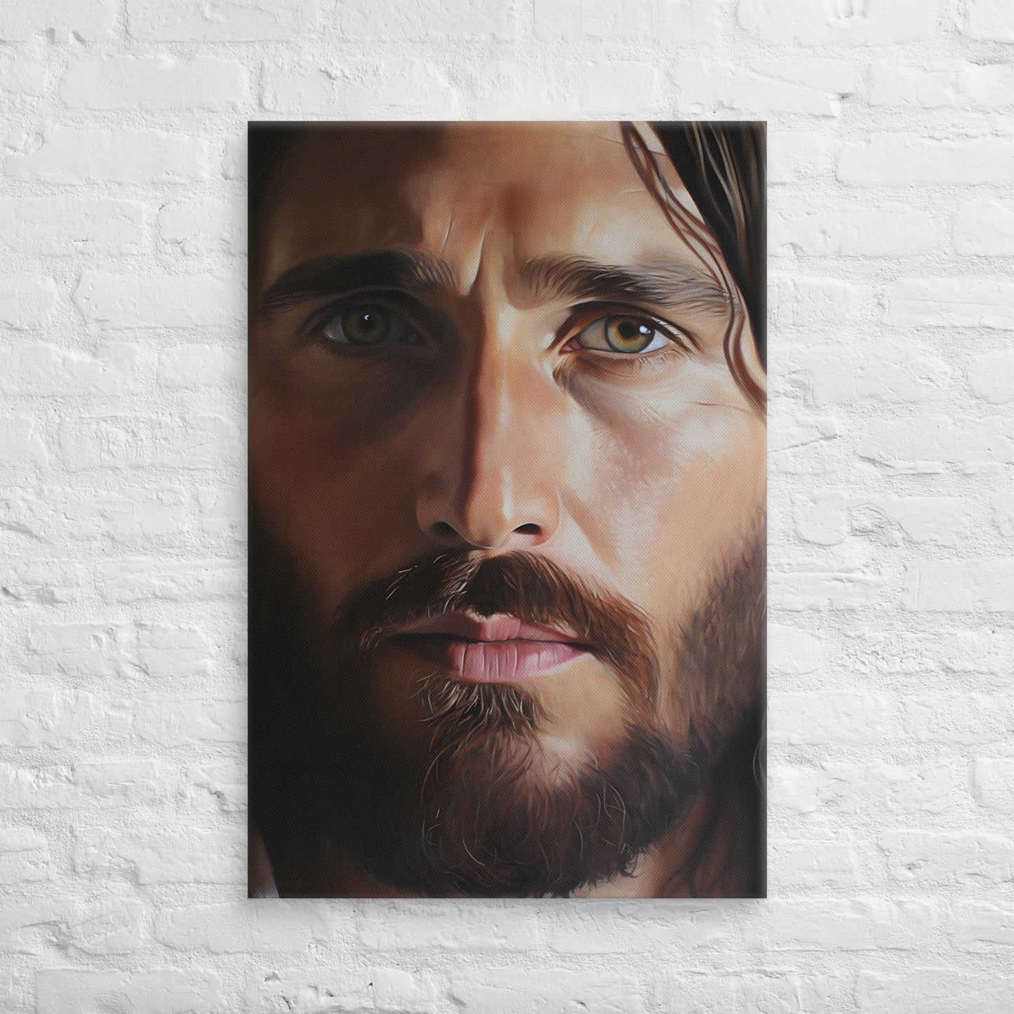 Christ's Compassionate Eyes Canvas Print - ChristVisions