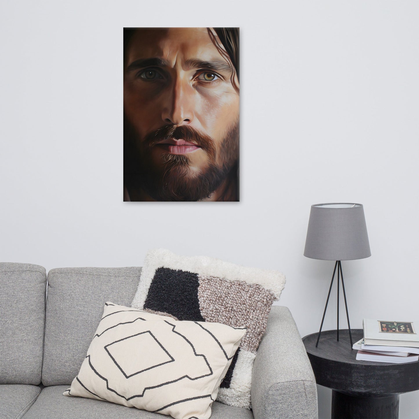 Christ's Compassionate Eyes Canvas Print - ChristVisions