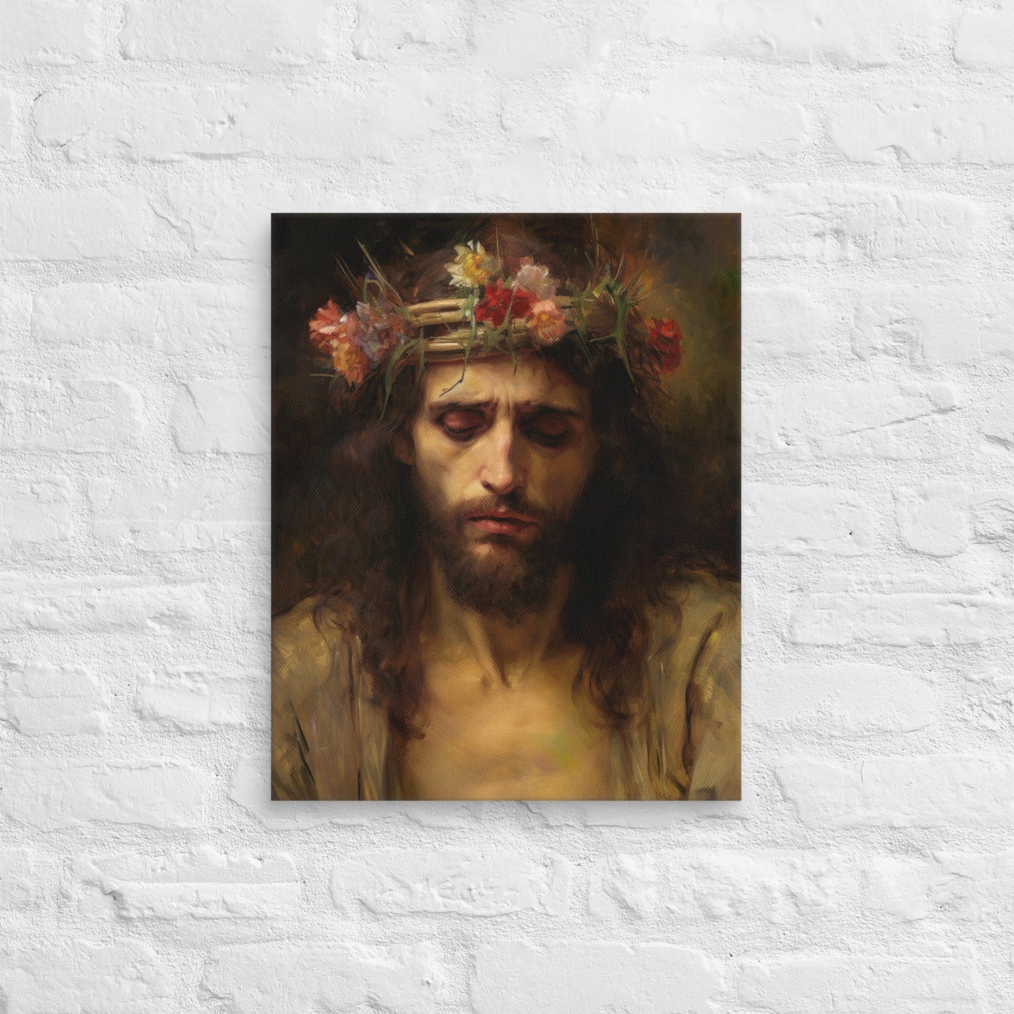 Christ's Crown Of Glory Canvas Print - ChristVisions