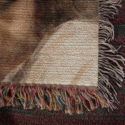 Christ's Loving Smile | Christian Woven Throw Blanket - ChristVisions