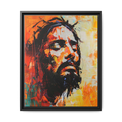 Christ's Passion In Orange | Canvas Print