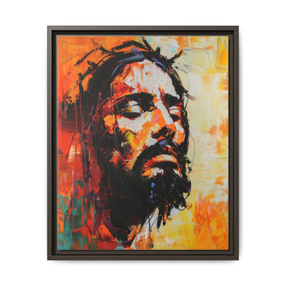 Christ's Passion In Orange | Canvas Print