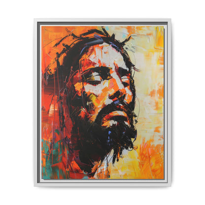 Christ's Passion In Orange | Canvas Print