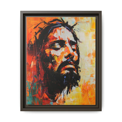 Christ's Passion In Orange | Canvas Print
