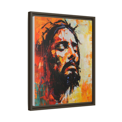Christ's Passion In Orange | Canvas Print