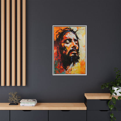 Christ's Passion In Orange | Canvas Print
