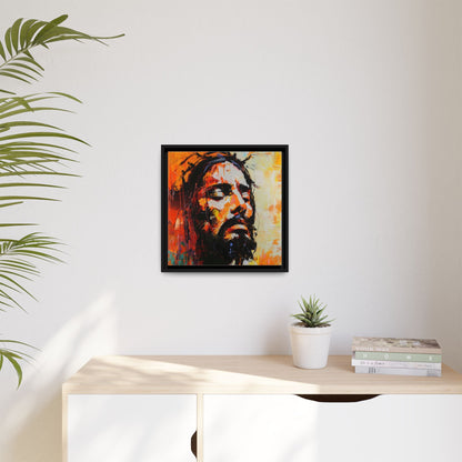 Christ's Passion In Orange | Canvas Print