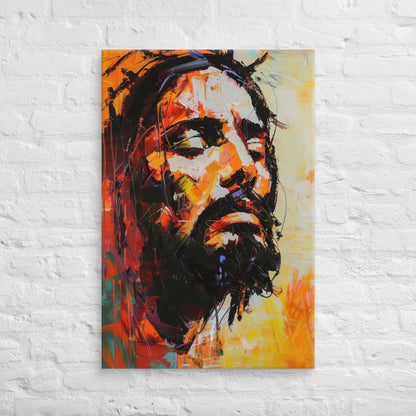 Christ's Passion In Orange | Canvas Print