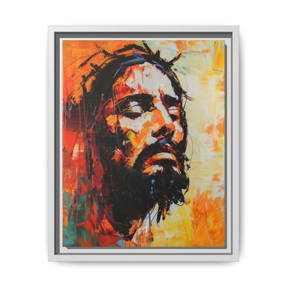 Christ's Passion In Orange | Canvas Print