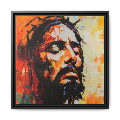 Christ's Passion In Orange | Canvas Print