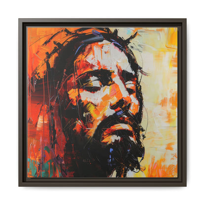 Christ's Passion In Orange | Canvas Print