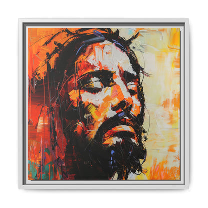 Christ's Passion In Orange | Canvas Print
