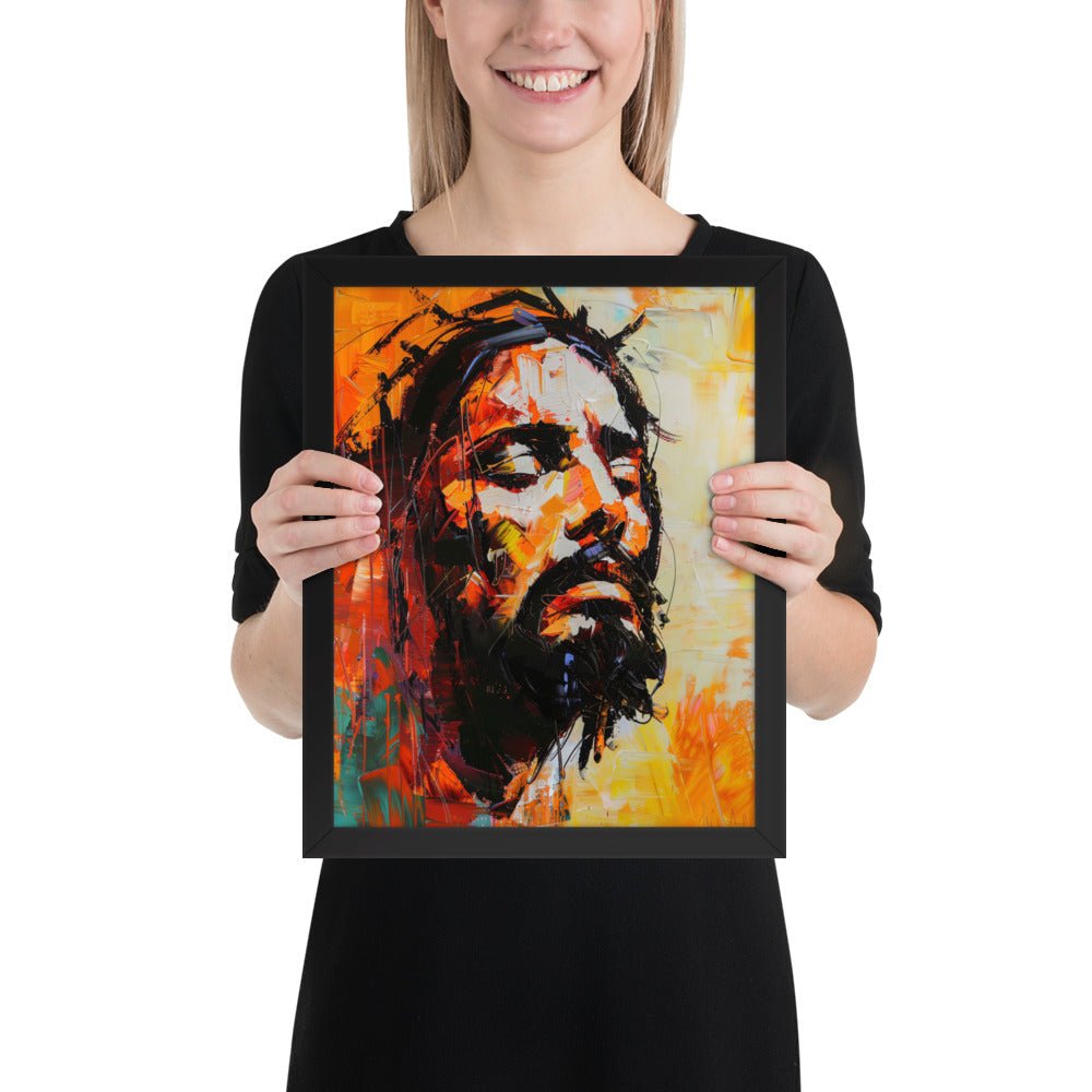 Christ's Passion In Orange Fine Art Print - ChristVisions